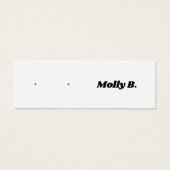 可愛いレトロスタッドイヤリングジュエリー表示カード (正面)