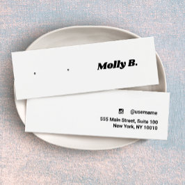 可愛いレトロスタッドイヤリングジュエリー表示カード