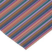 可愛いレトロストライプカラフル テーブルクロス (アングル)
