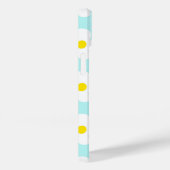 可愛いレトロデイジーオンライトブルーガーリーフローラ Case-Mate iPhoneケース (裏面 / 右)