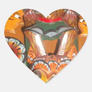 可愛いレトロハロウィーンバッシュハクナマタタパーティープレゼント ハートシール