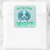 可愛いレトロパピー食べ-ザ・リッチ スクエアシール (バッグ)