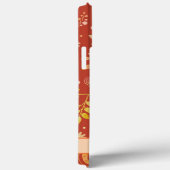 可愛いレトロボホオレンジフローラルパターンのインスピレーション Case-Mate iPhoneケース (裏面 / 右)