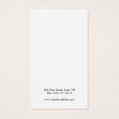 可愛いレトロヴィンテージイヤリング表示カード (裏面)