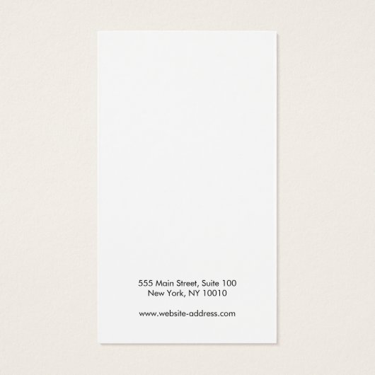 可愛いレトロヴィンテージイヤリング表示カード (裏面)