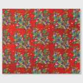 可愛いレトロヴィンテージグ離れリーン休日 ラッピングペーパー (フラット)