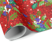 可愛いレトロヴィンテージグ離れリーン休日 ラッピングペーパー (ロールコーナー)