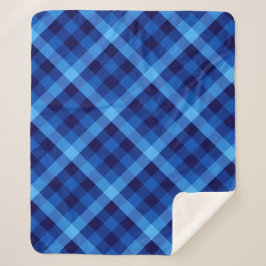 可愛いレトロ海ブループライド中シェルパブランケット シェルパブランケット