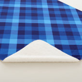 可愛いレトロ海ブループライド中シェルパブランケット シェルパブランケット (3/4)