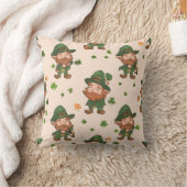 可愛いレプレシャン柄 クッション (ブランケット)