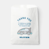 可愛いレースカーブルーボーイナスキッズサンキュー フェイバーバッグ (正面)