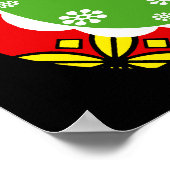 可愛いロシアの営巣人形 ポスター (角)