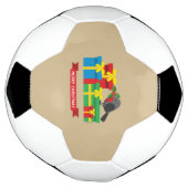可愛いロビンと4つのギフトカラフル サッカーボール (回転)