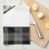 可愛いロビンバードレッドブレストバファロル縁どプ キッチンタオル (四つ折り)