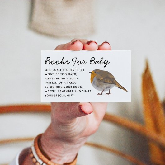 可愛いロビンブックリクエストのエンクロージャカード エンクロージャーカード