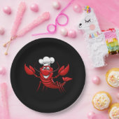 可愛いロブスター沸騰タイルパーティー ペーパープレート (パーティー)