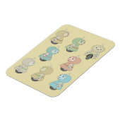 可愛いロボットパターン マグネット (左側)