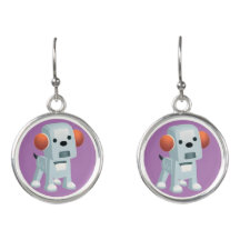 可愛いロボット犬ラベンダー