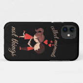 可愛いロマンチックでない瞬間を集める Case-Mate iPhoneケース (裏面(横))