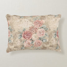 可愛いロマンチックなピンクのローズヴィンテージアートワーク背景