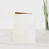 可愛いロマンチックなフローラArchスクリプト2写真結婚s 招待状 (裏面)