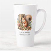 可愛いロマンチックな引用文水の色バレンティンズデイギフト カフェラテマグ (右)