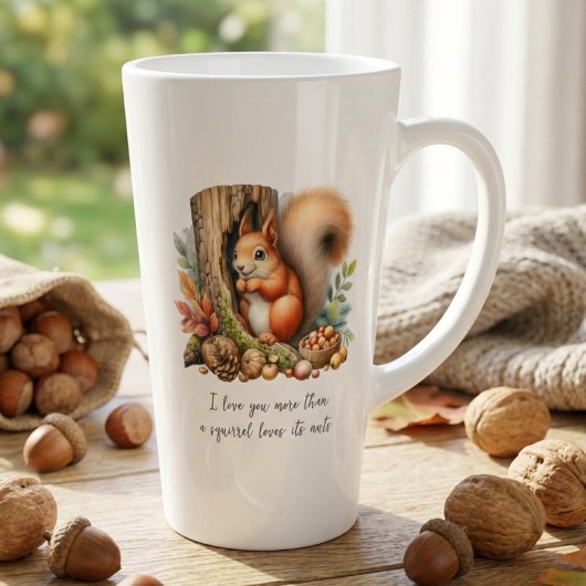 可愛いロマンチックな引用文水の色バレンティンズデイギフト カフェラテマグ