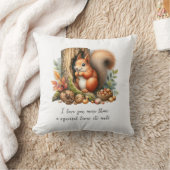 可愛いロマンチックな引用文水の色バレンティンズデイギフト クッション (ブランケット)