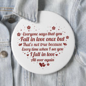 可愛いロマンチックな恋の詩 缶バッジ (インサイチュ)