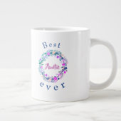 可愛いロ最高のゴウンティエバーワードアート ジャンボコーヒーマグカップ (右)