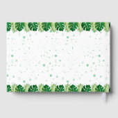 可愛いワイルドワンサファリジャングル動物1歳の誕生日 ゲストブック (裏面)