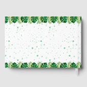 可愛いワイルドワンサファリジャングル動物1歳の誕生日 ゲストブック (裏面)