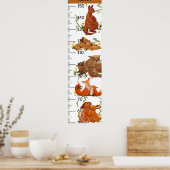 可愛いワイルド成長図 ポスター (キッチン)