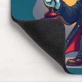 可愛いヴァンパイアランタンかわいいハロウィーン マウスパッド (コーナー)