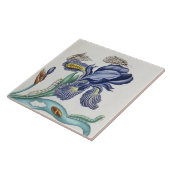 可愛いヴィンテージの花と虫の陶瓦 タイル (側面)