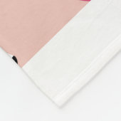 可愛いヴィンテージを着たシームレスなヴィンテージパターン フリースブランケット (角)