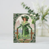 可愛いヴィンテージサンパトリックの日ハガキ シーズンポストカード (スタンド正面)