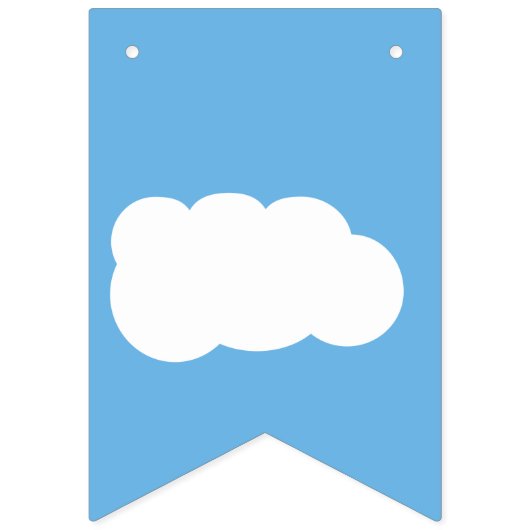 可愛いヴィンテージテディベアスカイライター少年ベイビーシャワー バンティングフラッグ (第1の旗)