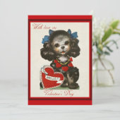 可愛いヴィンテージバレンタインズデイドッグ (スタンド正面)