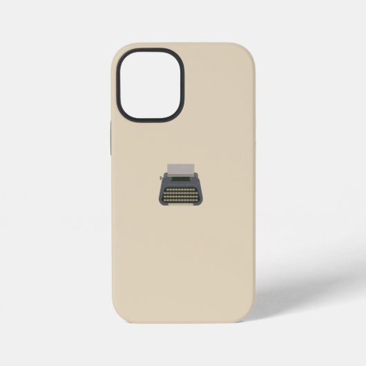 可愛いヴィンテージフェミニンミニマリスト iPhoneケース (裏面)