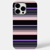 可愛いヴィンテージブラックストライプグレー Case-Mate iPhoneケース (裏面)