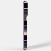 可愛いヴィンテージブラックストライプグレー Case-Mate iPhoneケース (裏面 / 右)