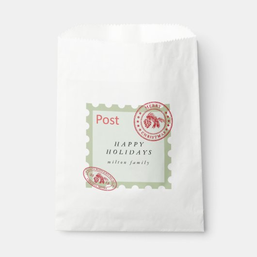 可愛いヴィンテージメールモノグラム フェイバーバッグ (正面)