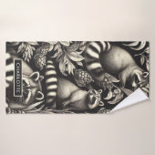 可愛いヴィンテージルーンシームレス バスタオル (バスタオル)