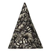 可愛いヴィンテージルーンシームレス パーティーハット (右)