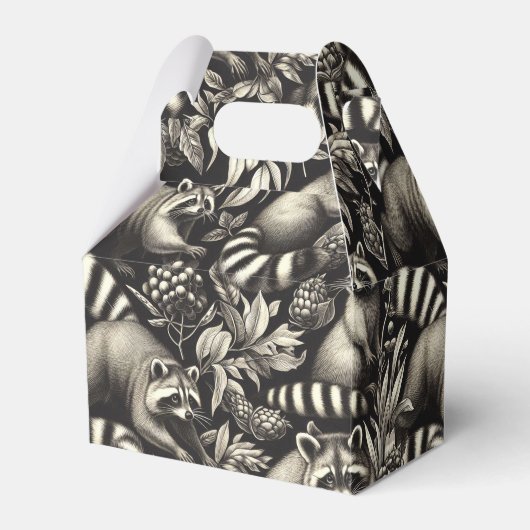 可愛いヴィンテージルーンシームレス フェイバーボックス (正面サイド)