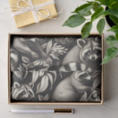 可愛いヴィンテージルーンシームレス 薄葉紙 (ギフト)