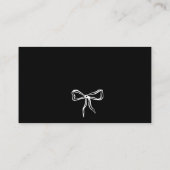 可愛いヴィンテージレッド黒弓おむつラッフル エンクロージャーカード (裏面)