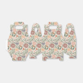 可愛いヴィンテージレトロ花お花箱 フェイバーボックス (折り畳みなし)