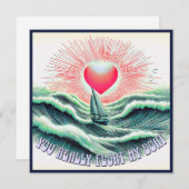 可愛いヴィンテージロマンチックなプンヴァレンティーンズカード シーズンカード (正面/裏面)